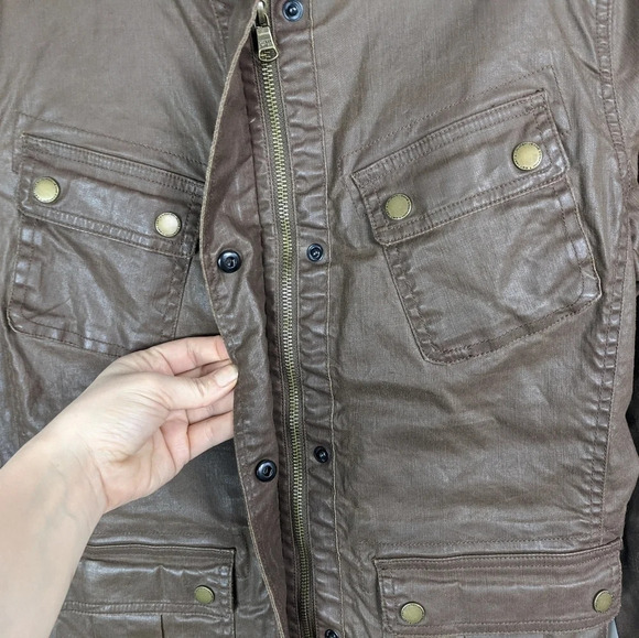 Lauren Ralph Lauren Brown Utility Jacket - Picture 4 of 5